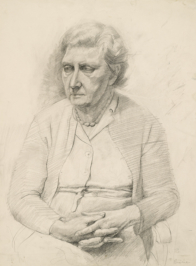 "Porträt der Mutter", 1968, Graphit, 46,5 x 34 cm